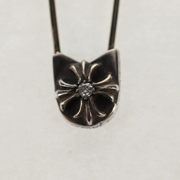 Chrome Hearts Large Safety Pin 1PD Ag925 Silver Auth 157995SAM