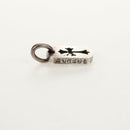 Chrome Hearts Tiny Cutout Cross Dog Tag Pendant top Ag925 Silver Auth 157997SAM-6