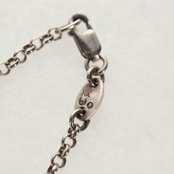 Chrome Hearts Roll Chain Necklace Ag925 Silver Auth 157998SAM