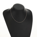 Chrome Hearts Roll Chain Necklace Ag925 Silver Auth 157998SAM-12