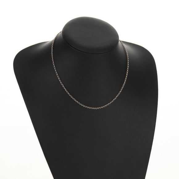 Chrome Hearts Roll Chain Necklace Ag925 Silver Auth 157998SAM