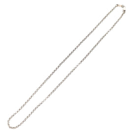 Chrome Hearts Roll Chain Necklace Ag925 Silver Auth 157998SAM - 0