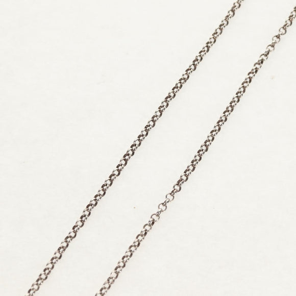 Chrome Hearts Roll Chain Necklace Ag925 Silver Auth 157998SAM