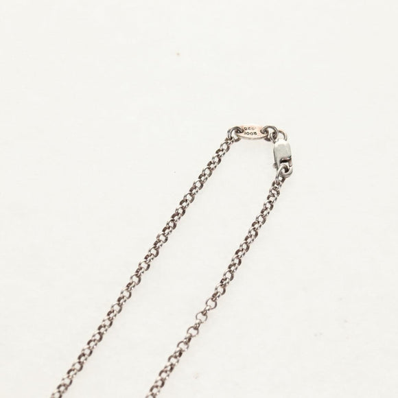 Chrome Hearts Roll Chain Necklace Ag925 Silver Auth 157998SAM