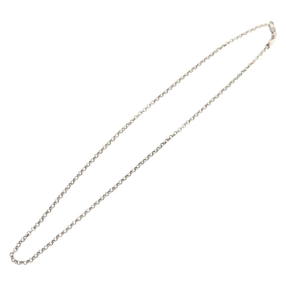 Chrome Hearts Roll Chain Necklace Ag925 Silver Auth 157998SAM