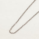 Chrome Hearts Roll Chain Necklace Ag925 Silver Auth 157998SAM-8