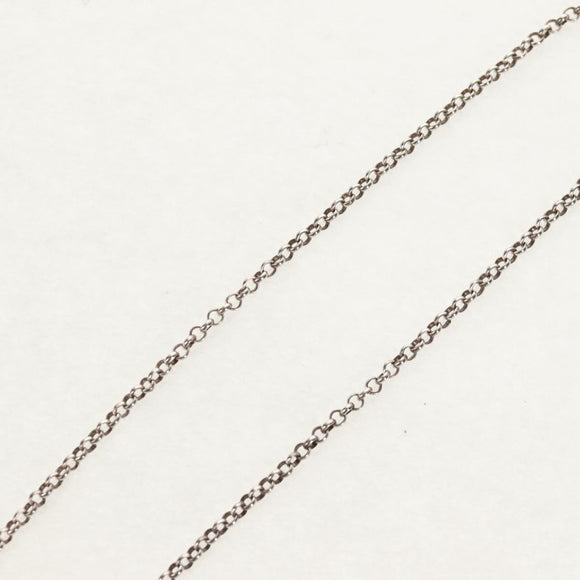 Chrome Hearts Roll Chain Necklace Ag925 Silver Auth 157998SAM