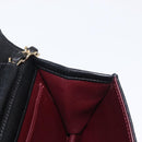 CHANEL Matelasse Chain Shoulder Bag Lamb Skin Black Gold CC Auth 157999SAV-21