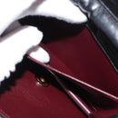 CHANEL Matelasse Chain Shoulder Bag Lamb Skin Black Gold CC Auth 157999SAV-23