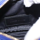 SAINT LAURENT Chain Baby Lou Shoulder Bag Leather Blue Gold Auth 158006SAM-20