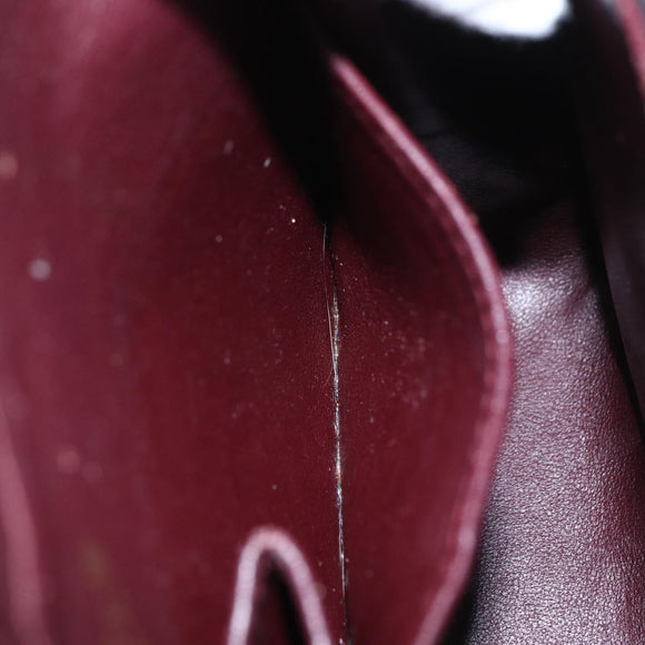 CHANEL Matelasse 23 Chain Shoulder Bag Lamb Skin Black Gold CC Auth 158007SAV