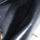 CHANEL Matelasse 23 Chain Shoulder Bag Lamb Skin Black Gold CC Auth 158007SAV-21