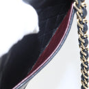 CHANEL Matelasse 23 Chain Shoulder Bag Lamb Skin Black Gold CC Auth 158007SAV-23