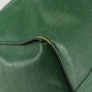 LOUIS VUITTON Epi Keepall 55 Boston Bag Green M42954 LV Auth 158013-16