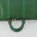 LOUIS VUITTON Epi Keepall 55 Boston Bag Green M42954 LV Auth 158013-7