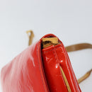 LOUIS VUITTON Monogram Vernis Thompson Street Bag Red M91094 LV Auth 158014-9