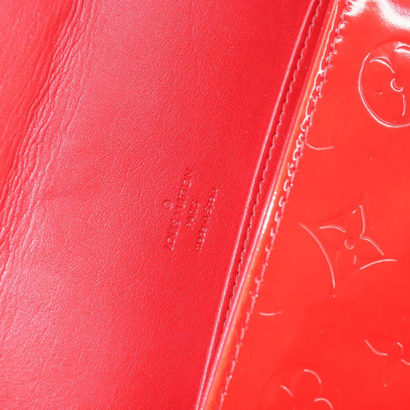 LOUIS VUITTON Monogram Vernis Thompson Street Bag Red M91094 LV Auth 158014