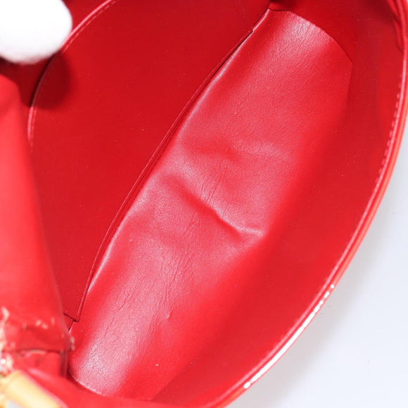 LOUIS VUITTON Monogram Vernis Thompson Street Bag Red M91094 LV Auth 158014