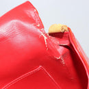 LOUIS VUITTON Monogram Vernis Thompson Street Bag Red M91094 LV Auth 158014-22
