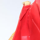 LOUIS VUITTON Monogram Vernis Thompson Street Bag Red M91094 LV Auth 158014-23