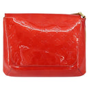 LOUIS VUITTON Monogram Vernis Thompson Street Bag Red M91094 LV Auth 158014-2