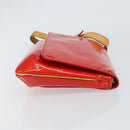 LOUIS VUITTON Monogram Vernis Thompson Street Bag Red M91094 LV Auth 158014-3