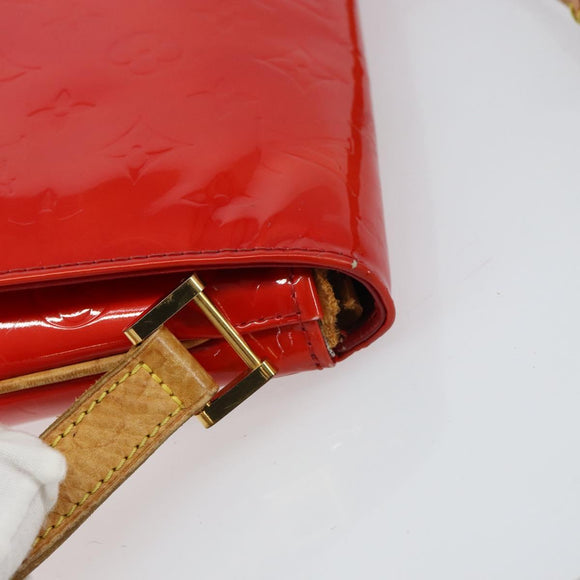 LOUIS VUITTON Monogram Vernis Thompson Street Bag Red M91094 LV Auth 158014