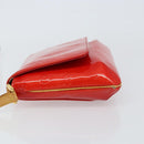 LOUIS VUITTON Monogram Vernis Thompson Street Bag Red M91094 LV Auth 158014-5