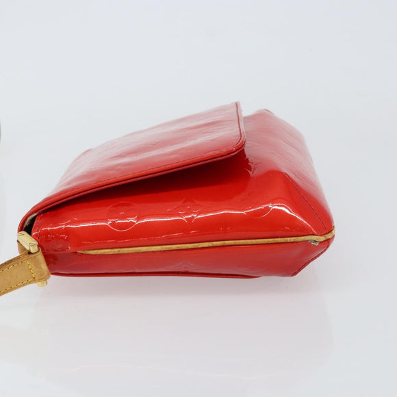 LOUIS VUITTON Monogram Vernis Thompson Street Bag Red M91094 LV Auth 158014