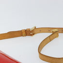 LOUIS VUITTON Monogram Vernis Thompson Street Bag Red M91094 LV Auth 158014-14