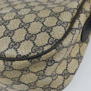 GUCCI GG Supreme Sherry Line Shoulder Bag PVC Navy Gold 89 02 032 Auth 158018-12