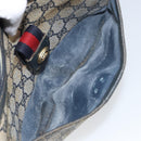 GUCCI GG Supreme Sherry Line Shoulder Bag PVC Navy Gold 89 02 032 Auth 158018-21