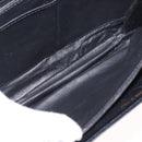 CELINE Hand Bag Leather Black Gold Auth 158020-11