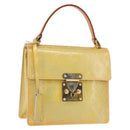 LOUIS VUITTON Monogram Vernis Spring street Hand Bag Gris M91029 LV Auth 158021-1