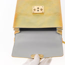 LOUIS VUITTON Monogram Vernis Spring street Hand Bag Gris M91029 LV Auth 158021-20