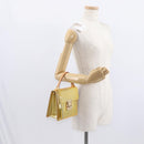 LOUIS VUITTON Monogram Vernis Spring street Hand Bag Gris M91029 LV Auth 158021-24