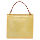 LOUIS VUITTON Monogram Vernis Spring street Hand Bag Gris M91029 LV Auth 158021-2