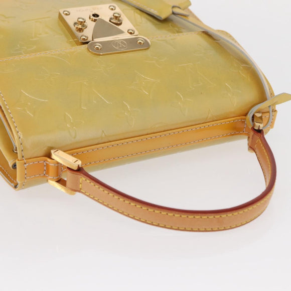 LOUIS VUITTON Monogram Vernis Spring street Hand Bag Gris M91029 LV Auth 158021