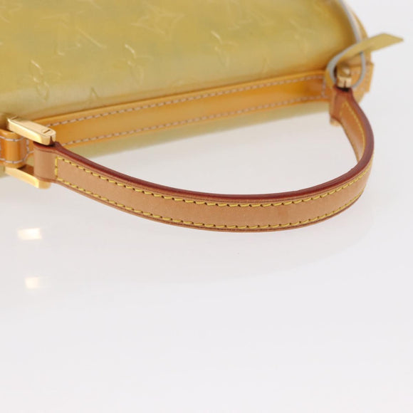 LOUIS VUITTON Monogram Vernis Spring street Hand Bag Gris M91029 LV Auth 158021