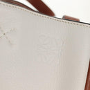 LOEWE Paula's Ibiza Tote Bag Leather Brown Auth 158022M-9