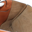 LOEWE Paula's Ibiza Tote Bag Leather Brown Auth 158022M-26