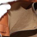 LOEWE Paula's Ibiza Tote Bag Leather Brown Auth 158022M-27