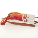 LOEWE Paula's Ibiza Tote Bag Leather Brown Auth 158022M-4