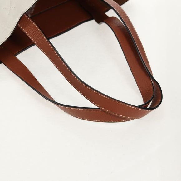 LOEWE Paula's Ibiza Tote Bag Leather Brown Auth 158022M