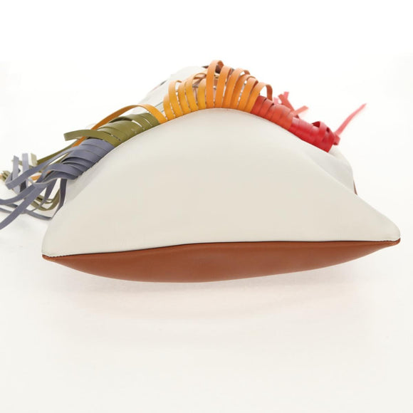 LOEWE Paula's Ibiza Tote Bag Leather Brown Auth 158022M