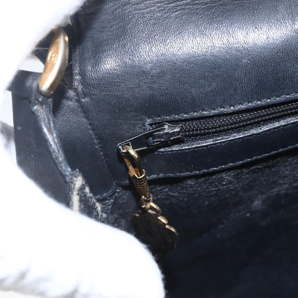 GUCCI Micro GG Supreme Web Sherry Line Bag PVC Black 001 116 0914 Auth 158025