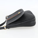 GUCCI Micro GG Supreme Web Sherry Line Bag PVC Black 001 116 0914 Auth 158025-4