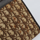 Christian Dior Trotter Canvas Shoulder Bag Beige Gold Auth 158032-10