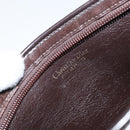 Christian Dior Trotter Canvas Shoulder Bag Beige Gold Auth 158032-11