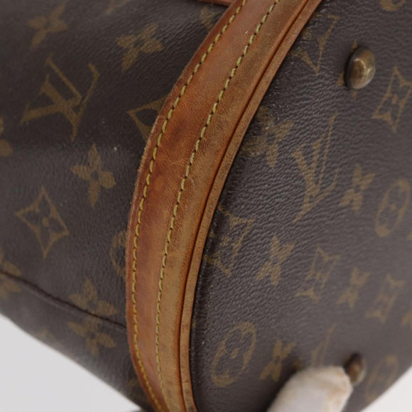 LOUIS VUITTON Monogram Bucket GM Shoulder Bag M42236 LV Auth 158033